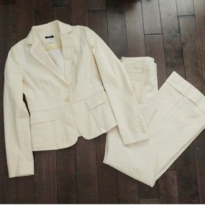 J. Crew pinstripe jacket and pants